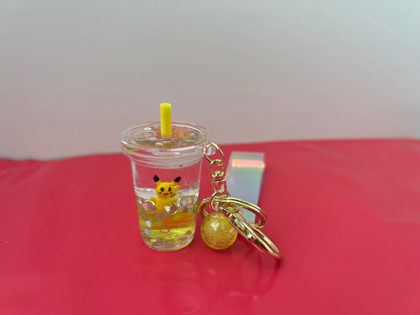 Boba pikachu keychain