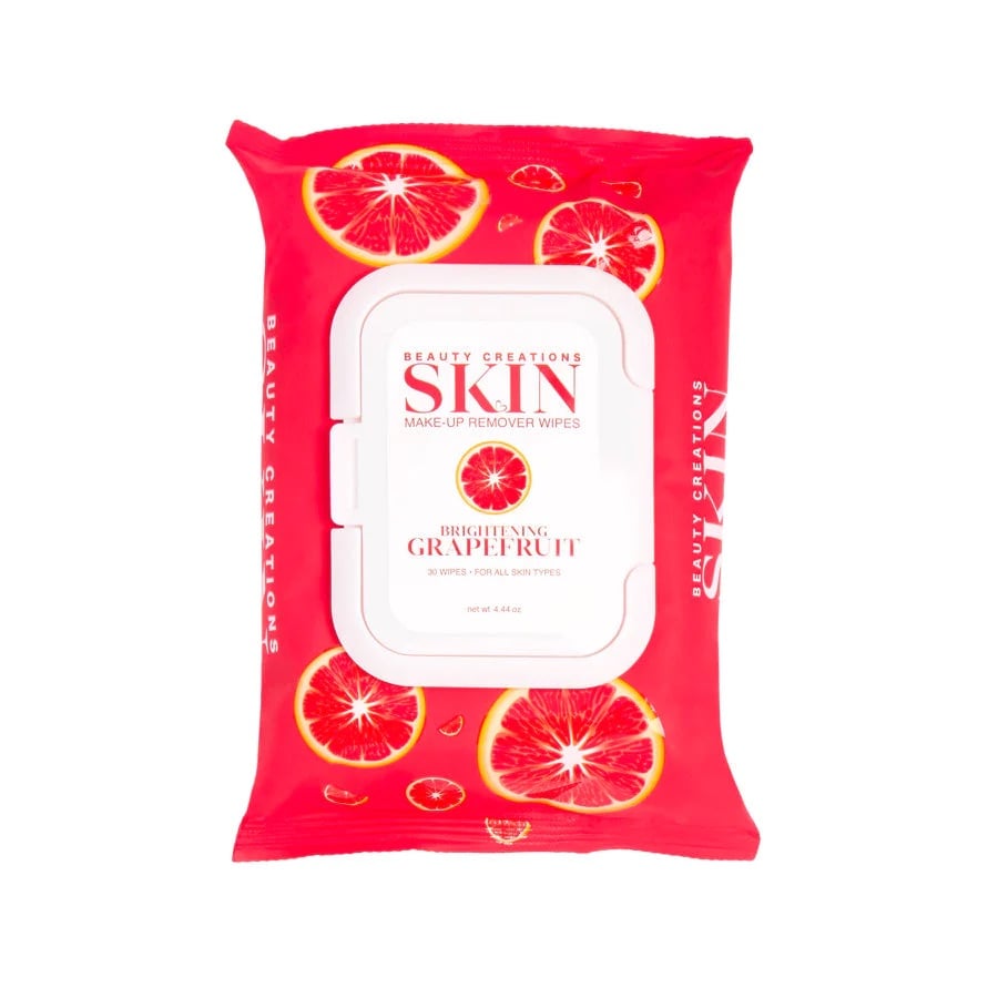 GRAPEFRUIT BRIGHTENING MAKEUP REMOVER WIPES